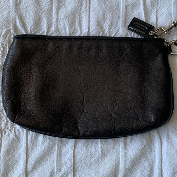 Coach Black Leather Wristlet - Picture 3 of 10
